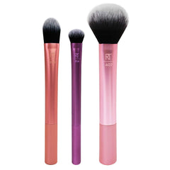 Real Techniques Essentials set 2.0 for shadow + foundation + blush