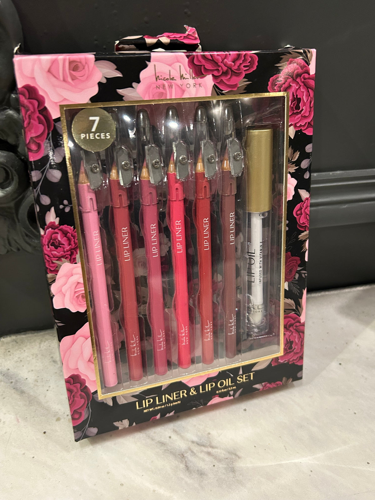 Nicole Miller Lip Liner & Lip Oil Set