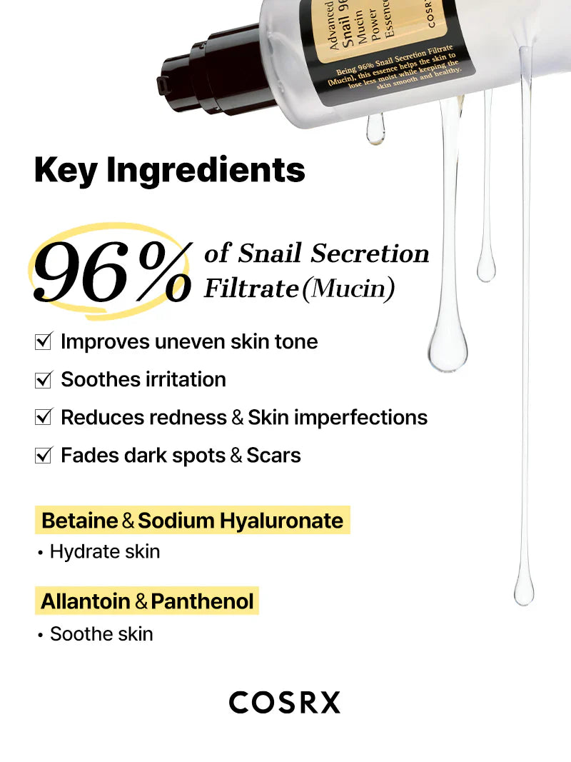Cosrx Snail Mucin- 100ml